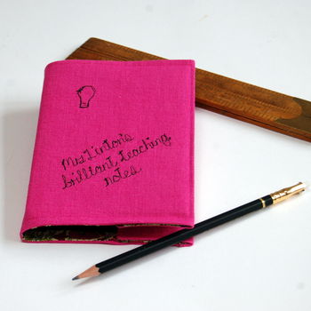 Personalised Pink Teachers Notebook, 2 of 9