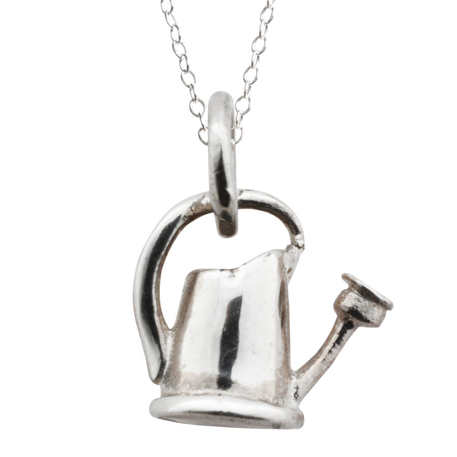 personalised watering can necklace by lily charmed