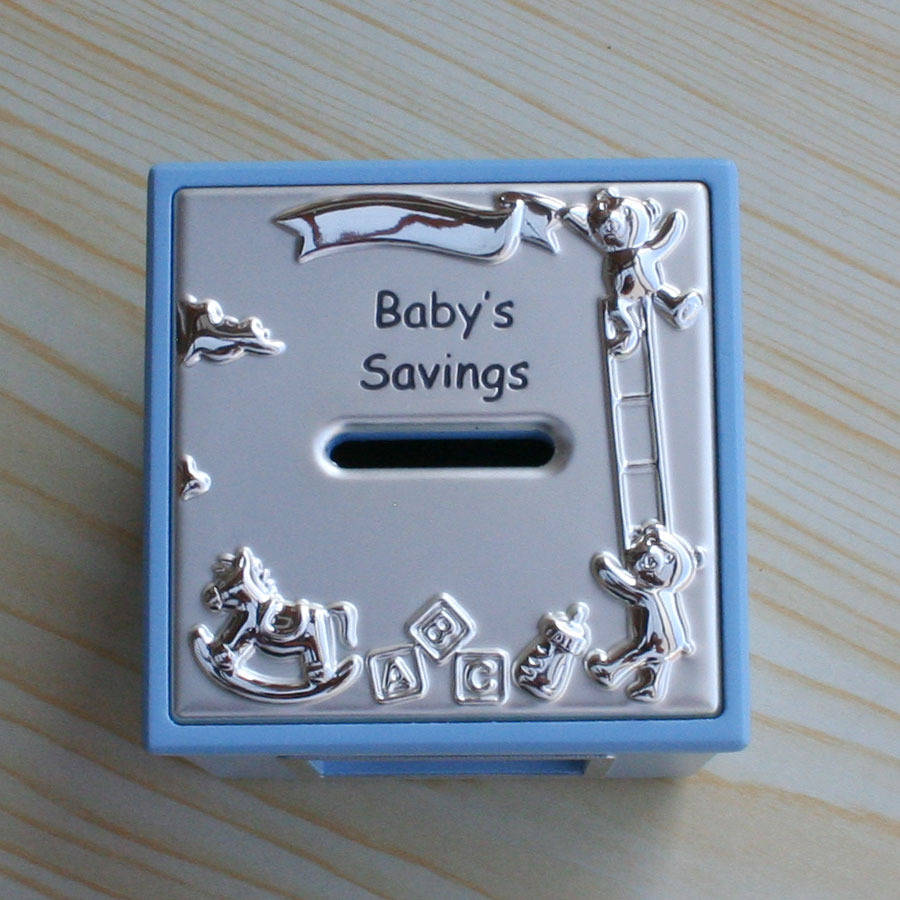 Personalised Baby Photo Frame Money Box By