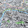 Hand Drawn Map Of London Print, thumbnail 3 of 12