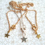Anklet Chain With Star Charm In Gold Or Silver Plate, thumbnail 5 of 5