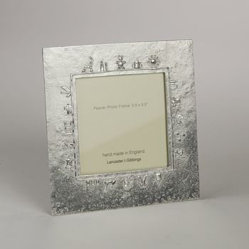 Baby Charms Cast Pewter Photo Frame, 5 of 8