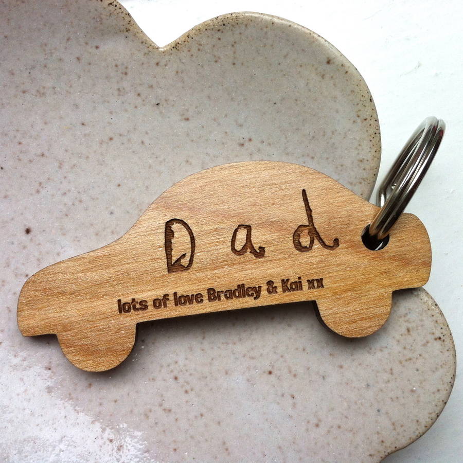 Personalised Car Key Ring By Signs For Life