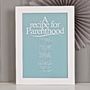 Personalised Parent Print With Parenthood Poem, thumbnail 6 of 7