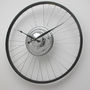 Bike Wheel Clock Black Rim, thumbnail 1 of 2