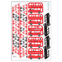 Children's London Bus And Taxi Wall Sticker Border, thumbnail 3 of 3