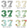 Personalised Patterned Bin Number Sticker, thumbnail 3 of 3