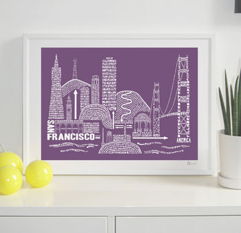 San Francisco Typography Print, 4 of 8