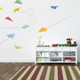 Paper Plane Wall Stickers, thumbnail 1 of 2