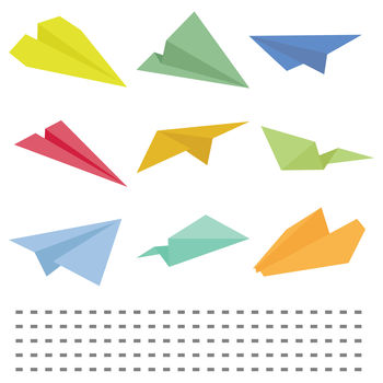 Paper Plane Wall Stickers, 2 of 2