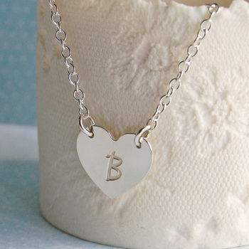 Personalised Silver Love Heart Necklace, 2 of 8