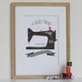 'Any Day Spent Sewing Is A Good Day' Personalised Print, thumbnail 2 of 12