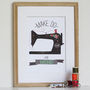 'Any Day Spent Sewing Is A Good Day' Personalised Print, thumbnail 3 of 12