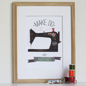 'Any Day Spent Sewing Is A Good Day' Personalised Print, 3 of 12