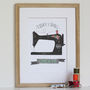'Any Day Spent Sewing Is A Good Day' Personalised Print, thumbnail 6 of 12