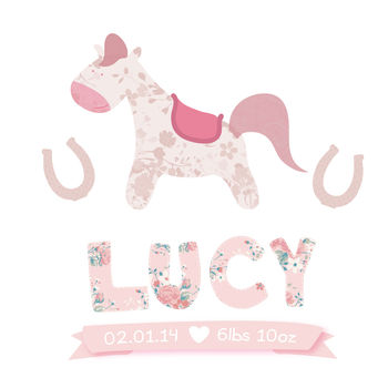 Personalised Horse Baby Vest, 3 of 5