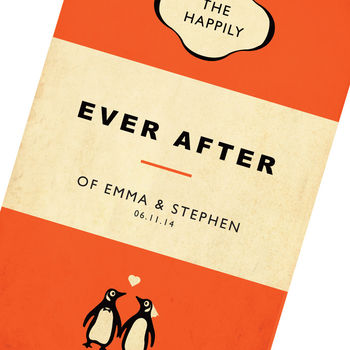 'The Happily Ever After Of…'Personalised' Print, 4 of 4