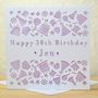 Personalised Laser Cut Birthday Card, thumbnail 5 of 7