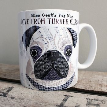Pug Dog Personalised Mug, 2 of 12