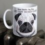 Pug Dog Personalised Mug, thumbnail 10 of 12
