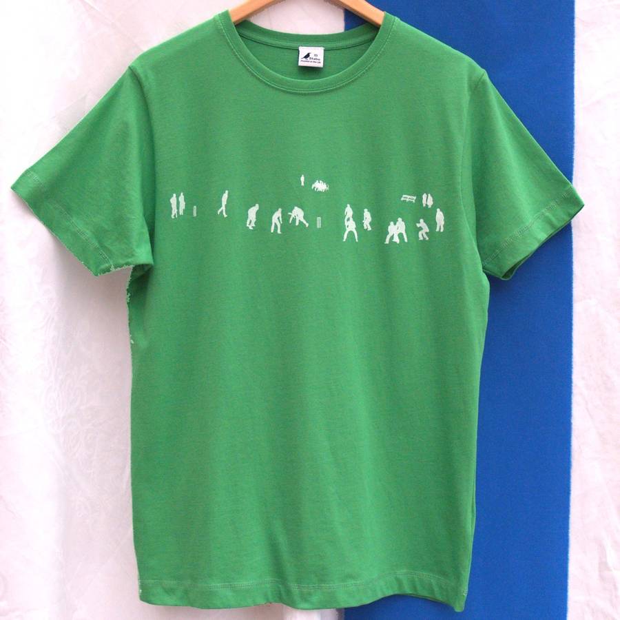 Cricket Match T Shirt By Stabo