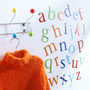 Childrens Alphabet Wall Stickers Upper And Lower Case, thumbnail 2 of 7