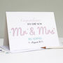 Personalised 'Mr And Mrs' Wedding Card, thumbnail 5 of 5
