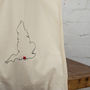 Personalised Map Tote Bag. Any Country, thumbnail 5 of 7