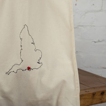 Personalised Map Tote Bag. Any Country, 5 of 7
