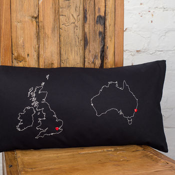 Personalised Map Cushion, 2 of 9