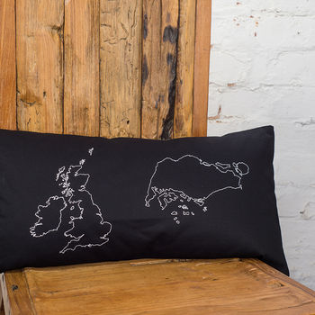 Personalised Map Cushion, 3 of 9