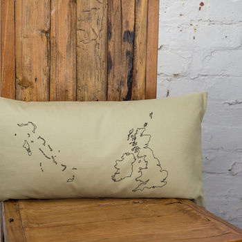 Personalised Map Cushion, 5 of 9