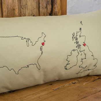 Personalised Map Cushion, 6 of 9