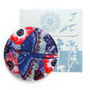 Sky Ink Silk Covered Compact Mirror, thumbnail 3 of 3