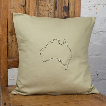 Personalised Australia Map Cushion Cover, 2 of 7