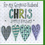 Personalised Husband Birthday Card, thumbnail 1 of 2