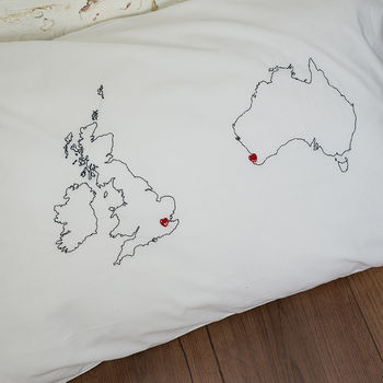 Personalised Map Pillowcase, 5 of 9
