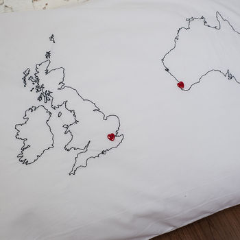 Personalised Map Pillowcase, 9 of 9