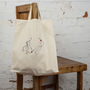 Personalised Maps Tote Bag. Any Two Countries, thumbnail 2 of 9
