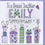 Personalised Daughter Birthday Card, thumbnail 1 of 1