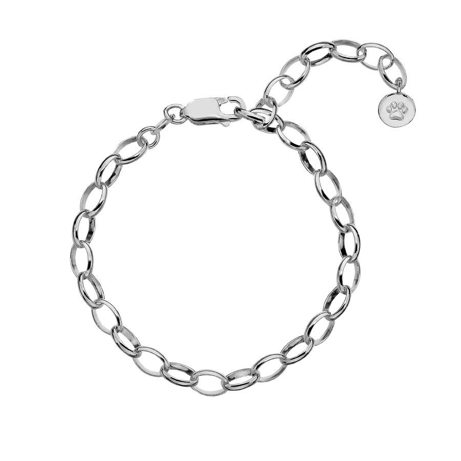 child's silver charm bracelet by molly brown london ...
