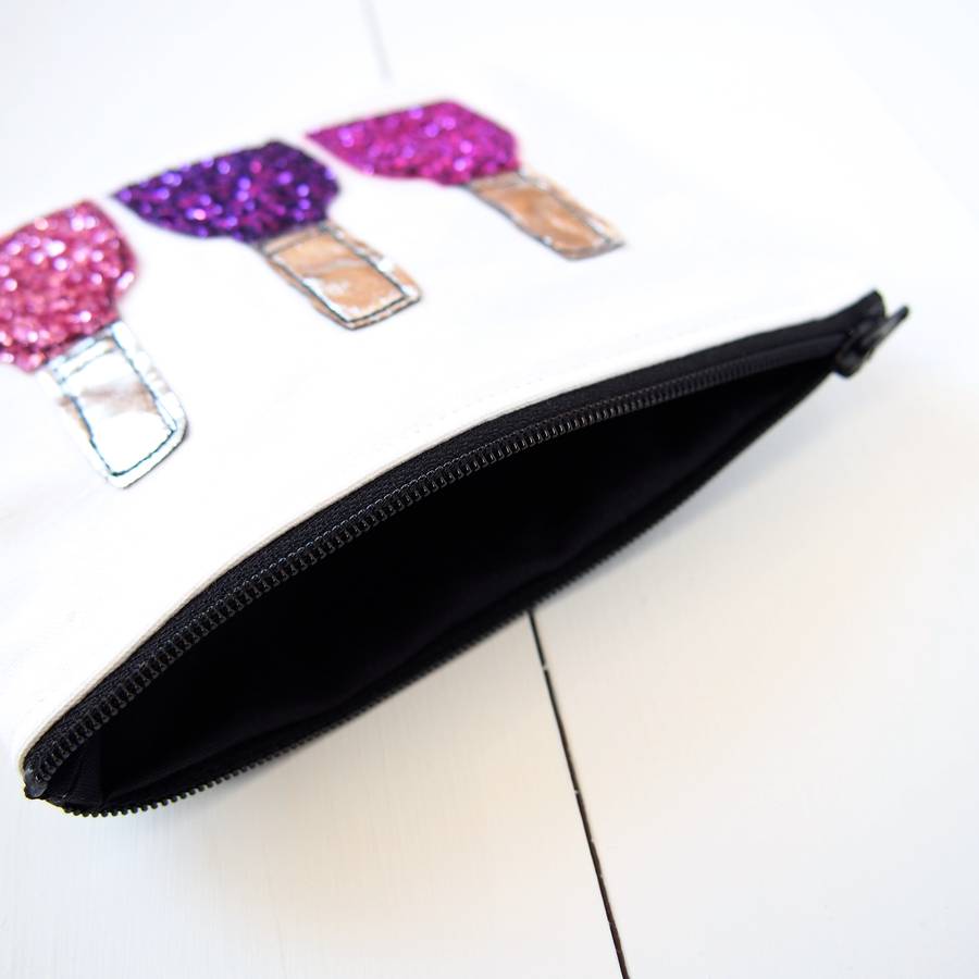 Glitter Nail Polish Pouch By rosiebull designs