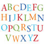 Childrens Alphabet Wall Stickers Upper And Lower Case, thumbnail 5 of 7