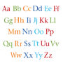 Childrens Alphabet Wall Stickers Upper And Lower Case, thumbnail 7 of 7