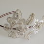 Beaded Lace Hair Comb / Band 'Gretta', thumbnail 10 of 11