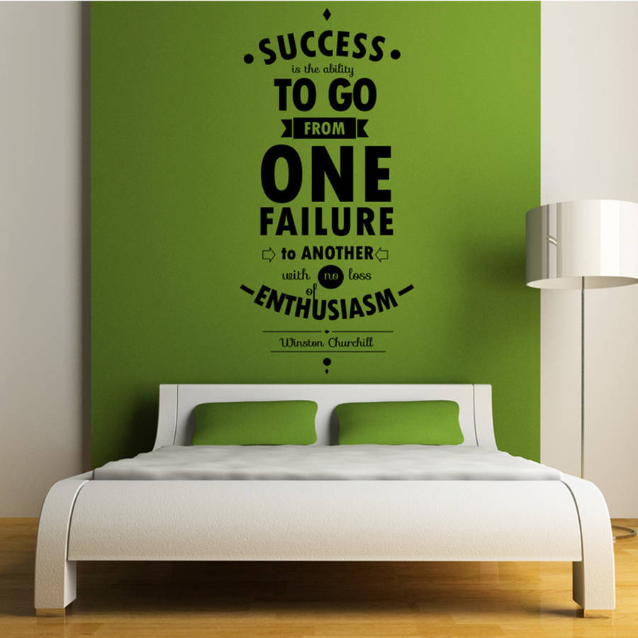 'Success Is The Ability To…' Wall Sticker, 1 of 3