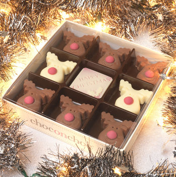 Christmas Chocolate Reindeer Box, 3 of 5