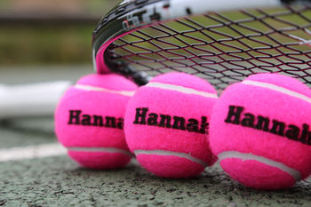 Personalised Sustainable Tennis Balls, 7 of 12