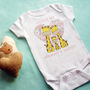 'I Love My…' Giraffe Baby Vest, thumbnail 2 of 4