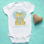 'I Love My…' Giraffe Baby Vest, thumbnail 3 of 4